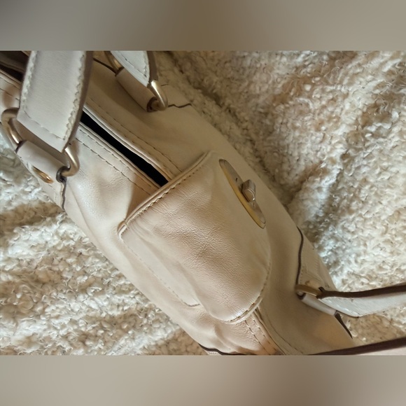 White off-white cream ivory Michael Kors Purse - Picture 7 of 12